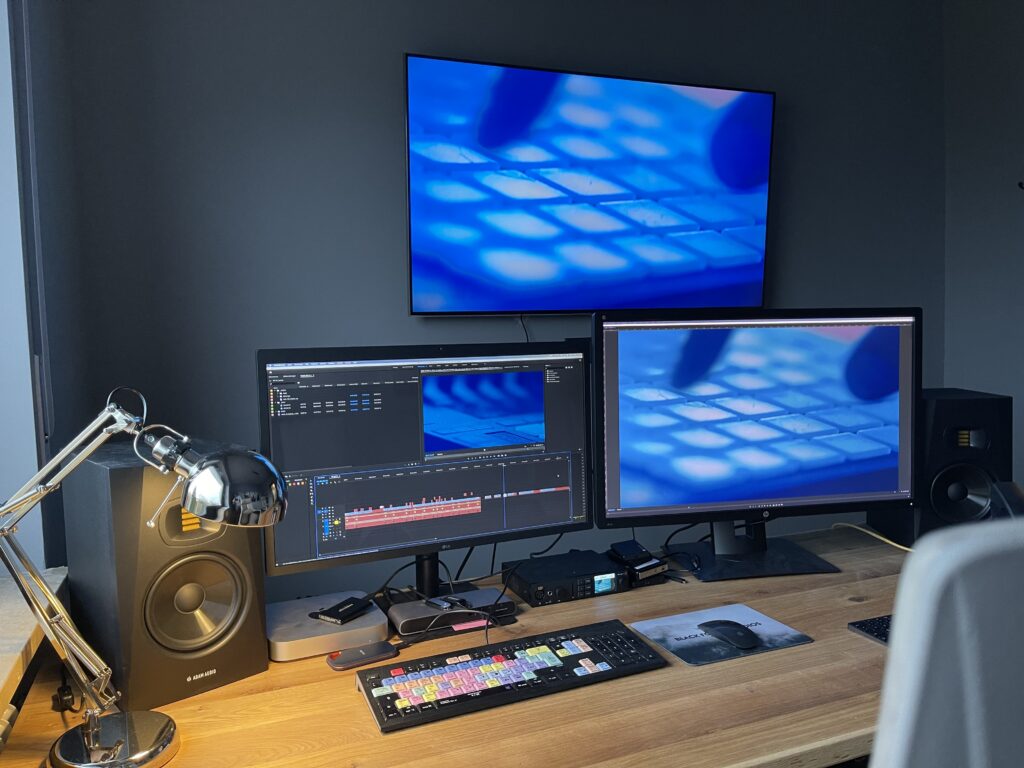 Kompakter Editing- und Postproduktionsraum in Freiburg